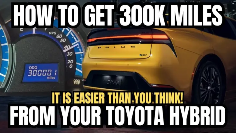 Toyota híbrido 300.000 millas: el mecánico revela el mantenimiento que importa