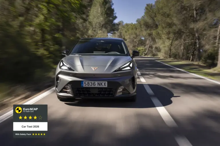 Pruebas Euro NCAP 2026: los coches chinos ya compiten con Europa en seguridad ADAS y el Cupra Raval aprueba con nota