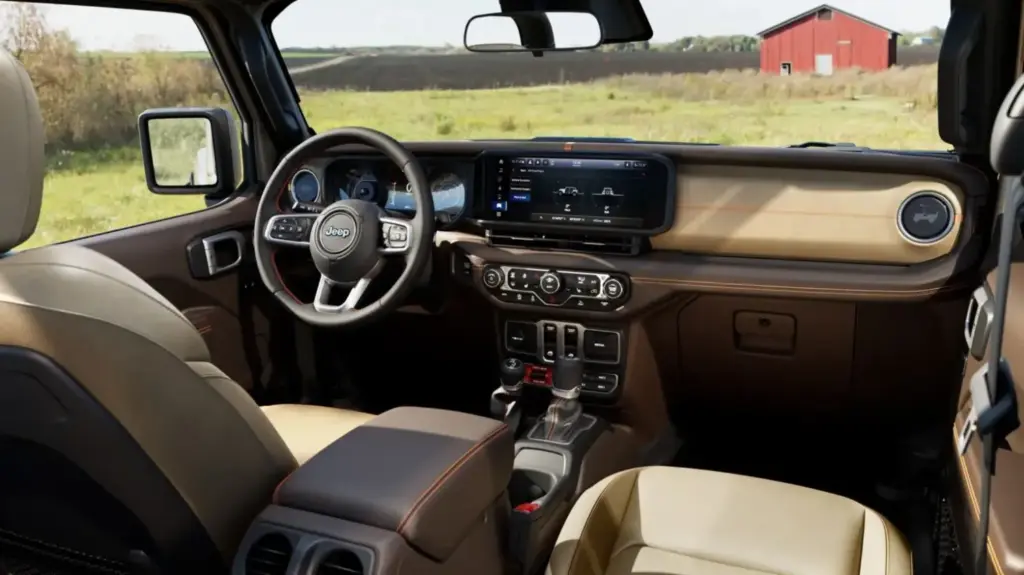 JL-2A: El Jeep Wrangler se rinde ante el primer Willys civil en su penúltimo “Twelve 4 Twelve” 1 Motor16 2026 Jeep Wrangler JL-2A. Imagen interior.
