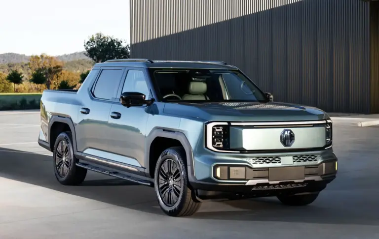 MG aterriza en el segmento de los pick-up eléctricos con este U9 EV que podrías ver aquí