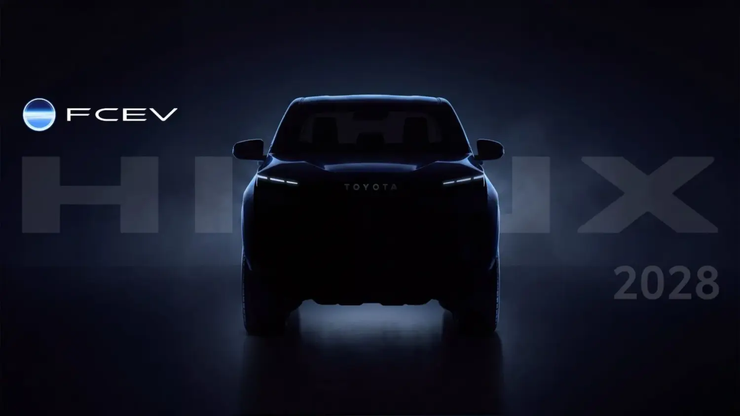 2026 Toyota Hilux FCEV. Teaser. Imagen portada.