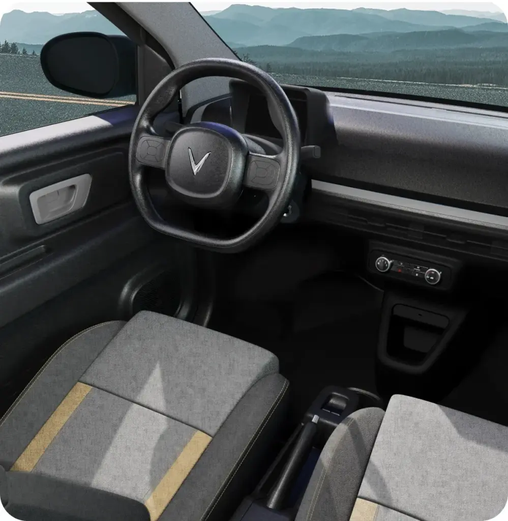 El Smart #2 de VinFast se llama VF 2 y tiene precio de microcoche eléctrico 2 Motor16 2026 VinFast VF 2. Imagen interior.