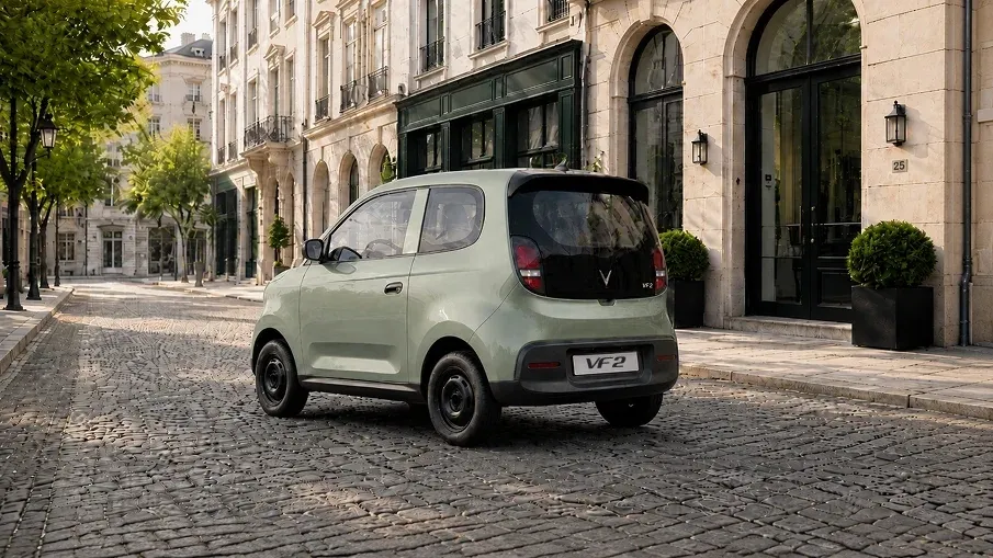 El Smart #2 de VinFast se llama VF 2 y tiene precio de microcoche eléctrico 1 Motor16 2026 VinFast VF 2. Imagen trasera.