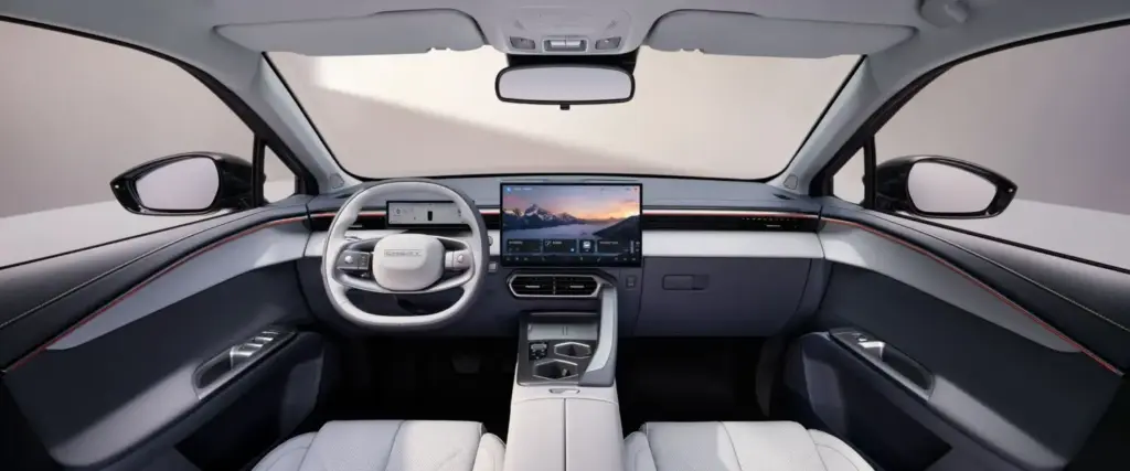 Chery E5: ‘Nuestro’ Omoda 5 EV cambia de look para ganar puntos 2 Motor16 2026 Chery E5 Australia. Imagen interior.