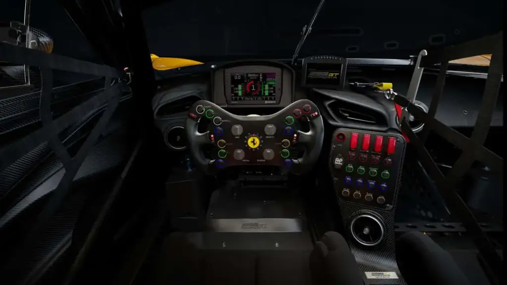 2026 Ferrari 296 GT Modificata. Imagen interior.