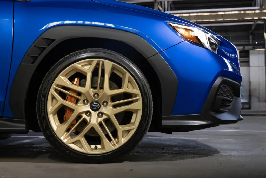 Subaru celebra la historia de sus deportivos con los nuevos BRZ ZC15 y WRX GD25 de edición limitada 5 Motor16 2026 Subaru WRX GD25. USA. Imagen llanta.