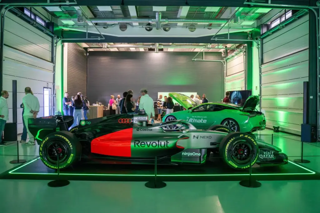 bp Ultimate y el Audi Revolut F1 Team ponen a prueba en el Jarama el combustible que usarán en Madring 3 Motor16 Presentación en el Jarama de bp Ultimate y el Audi Revolut F1 Team