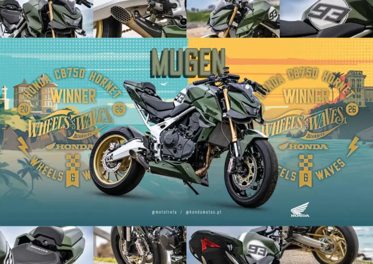 Honda Customs 2026 ya tiene ganadora: la CB750 Hornet ‘Mugen’ arrasa con 10.092 votos