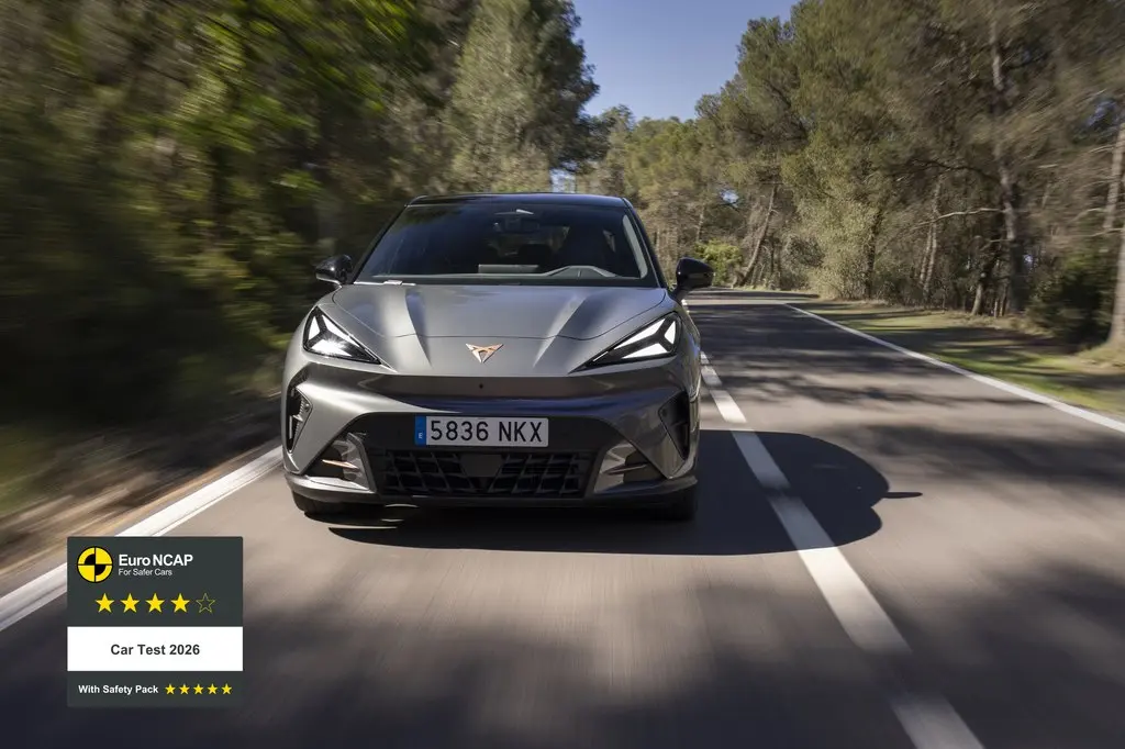 Euro NCAP 2026: el CUPRA Raval logra cinco estrellas y otros tres coches chinos también obtienen la máxima nota en seguridad 1 Motor16 Euro NCAP 2026. Cupra Raval