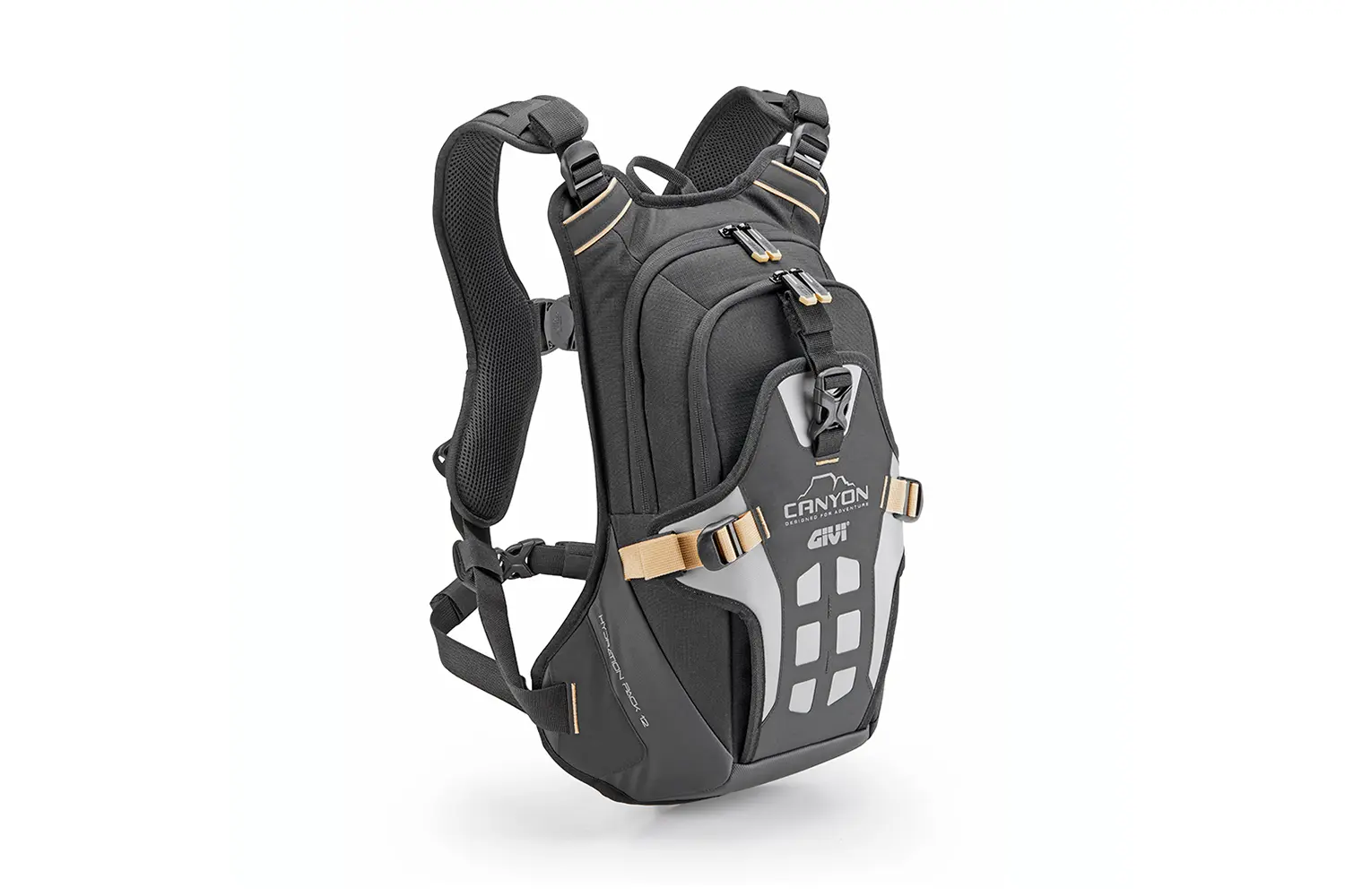 GIVI amplía la gama Canyon: mochila GRT731 de 12 litros y riñonera impermeable GRT732