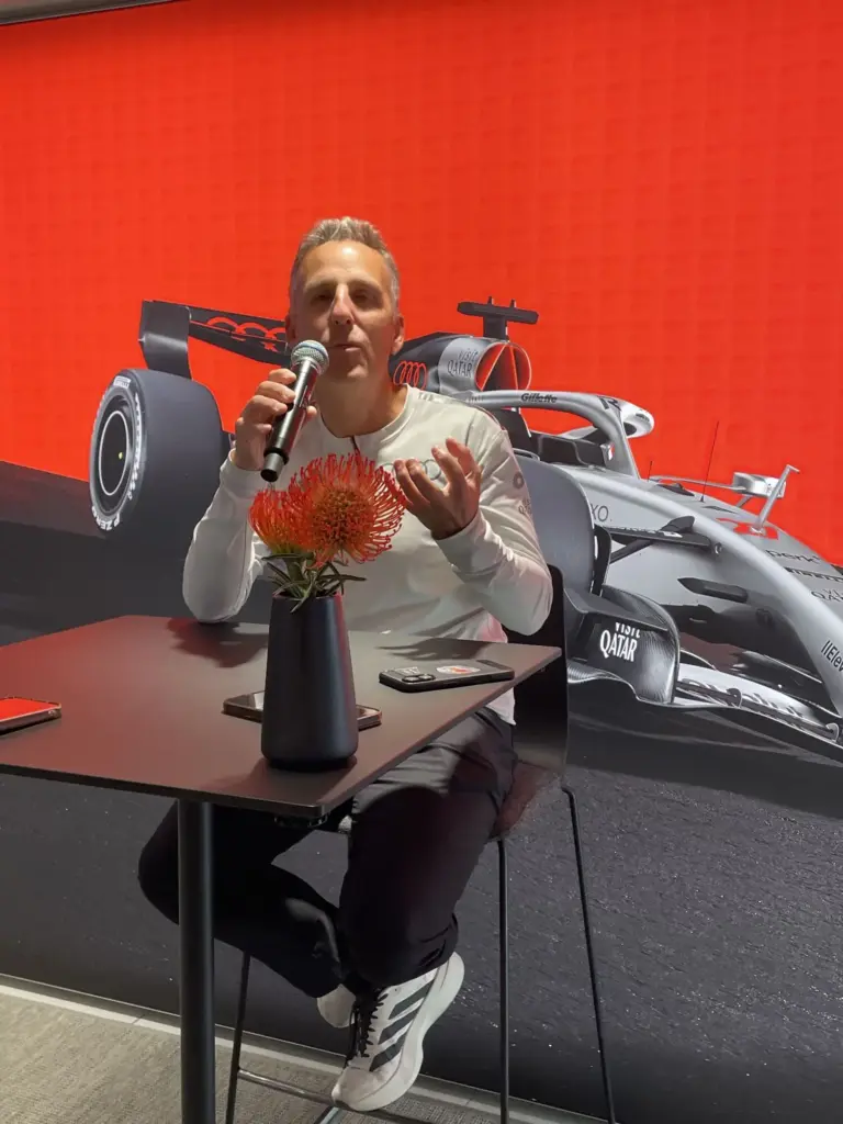 Iñaki Rueda, director deportivo de Audi F1, y su debut en casa: "Esperamos estar ganando carreras en 2030" 1 Motor16 INAKI RUEDA AUDI F1 2 Motor16