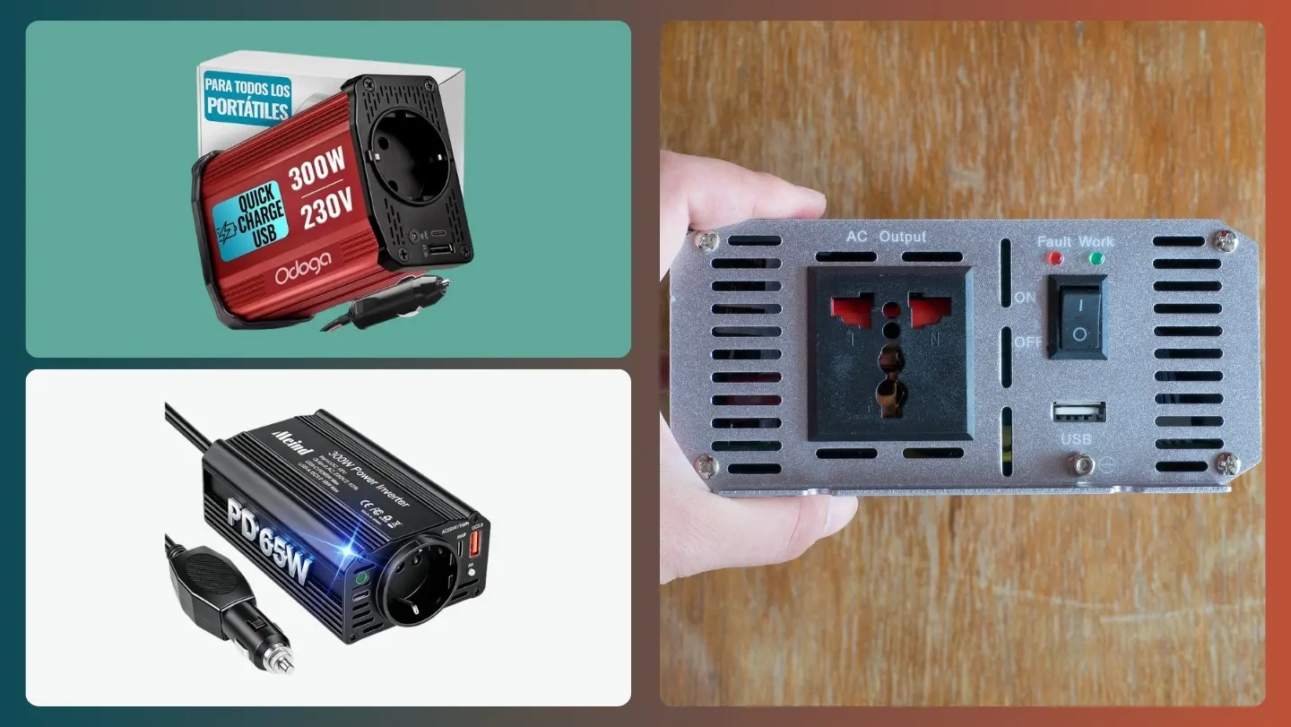 10 Mejores inversores 12V 220V para coche: guía de compra 2026