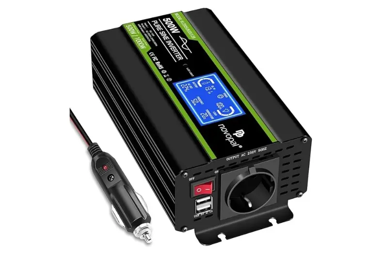 10 Mejores inversores 12V 220V para coche: guía de compra 2026 4 Motor16 NOVOPAL Motor16