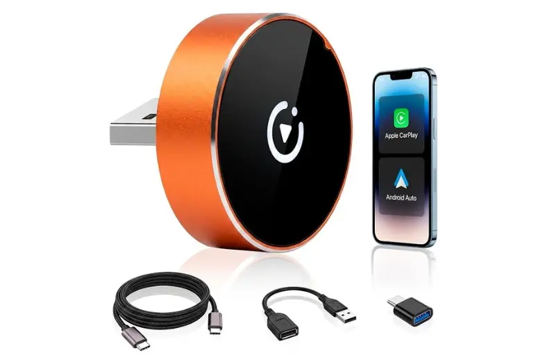 Mejor Apple CarPlay inalámbrico: guía de adaptadores 2 Motor16 OWRE Adaptador Inalambrico para Apple CarPlay y Android Auto 2 en 1 Motor16