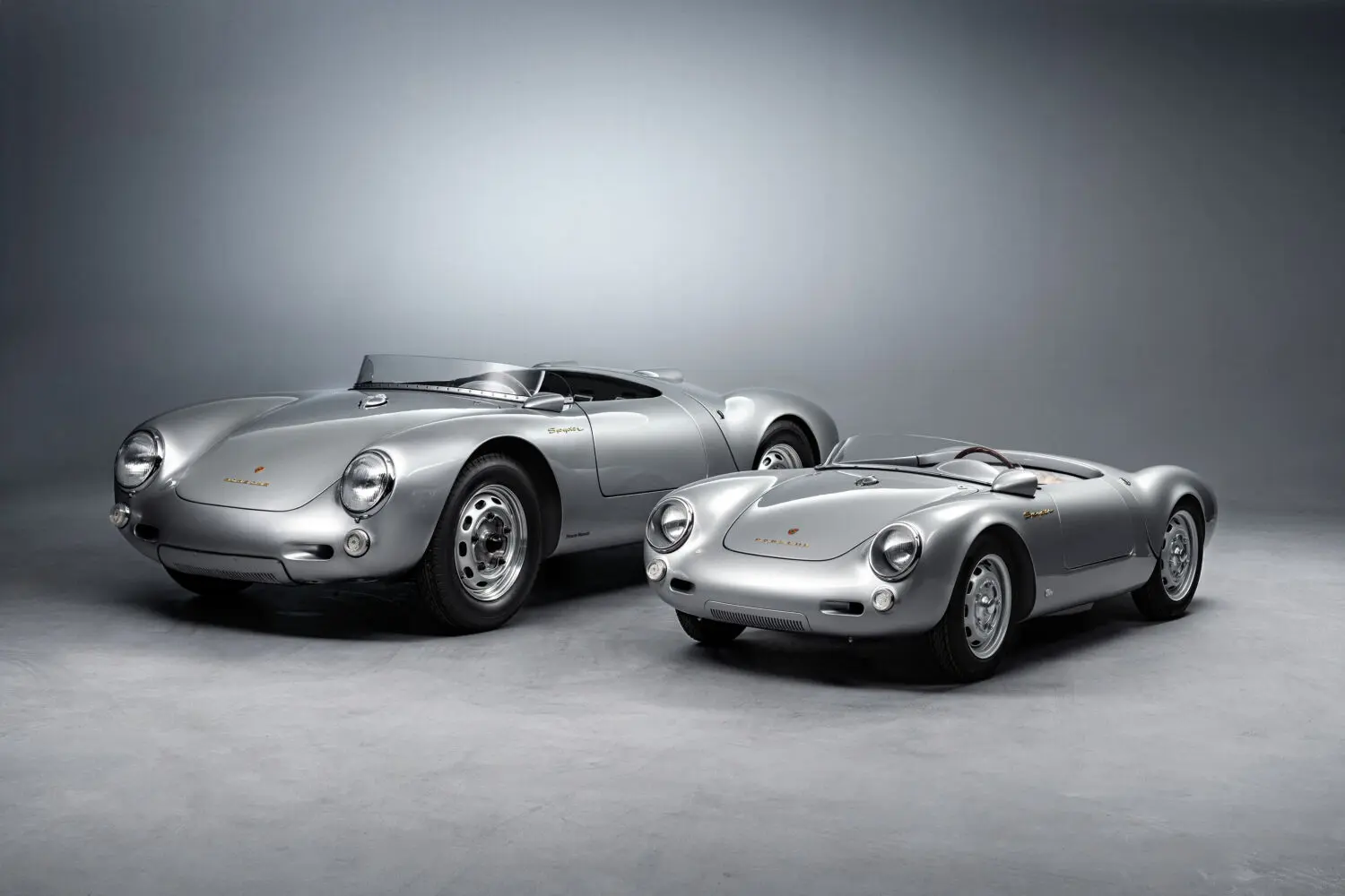 Porsche 550 J, un 550 Spyder a escala y 100% eléctrico, la última creación de Hedley Studios