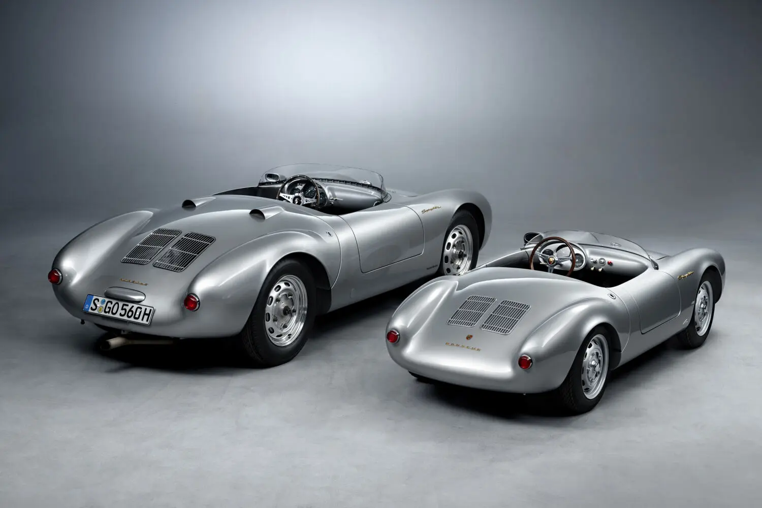 Hedley Studios revive al Porsche 550 Spyder con una versión eléctrica a escala 80%