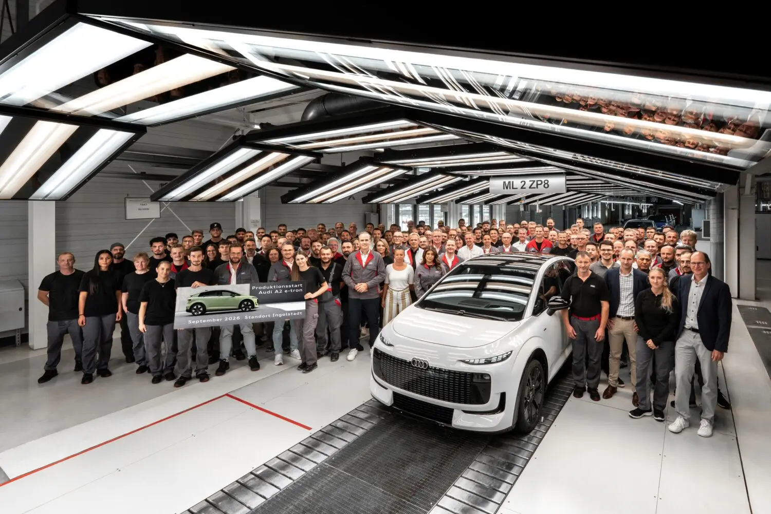 Audi inicia la producción del A2 e-tron, el coche que menos ha tardado en desarrollar en su historia