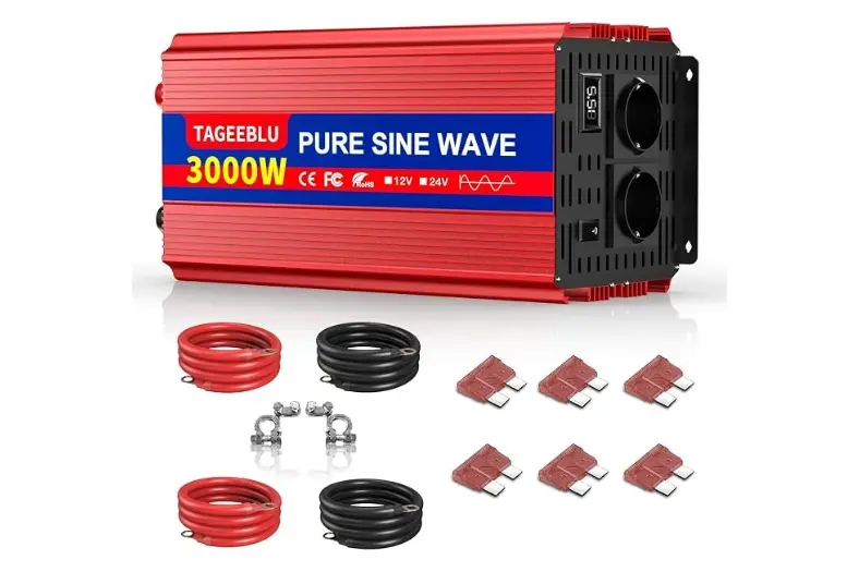10 Mejores inversores 12V 220V para coche: guía de compra 2026 10 Motor16 TAGEEBLU inversor Onda Pura Motor16