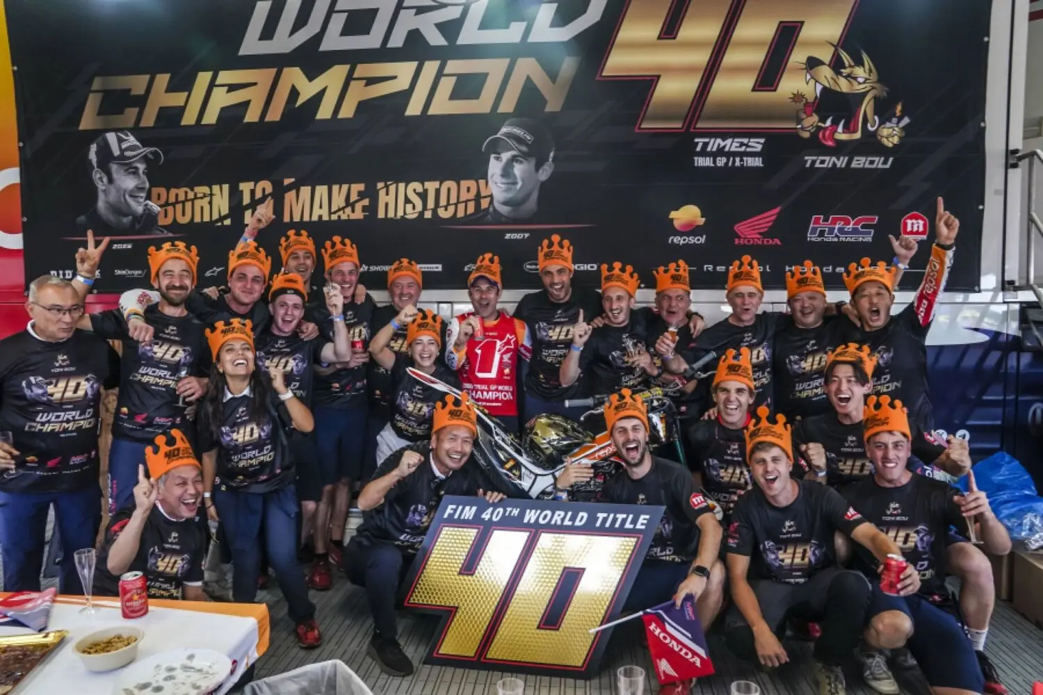 Toni Bou alcanza los 40 títulos mundiales de trial con 39 años y sigue haciendo historia