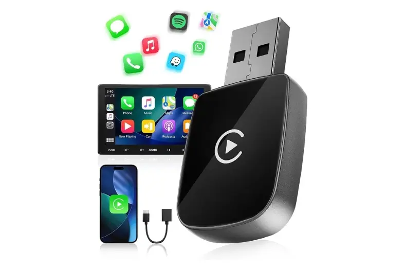 Mejor Apple CarPlay inalámbrico: guía de adaptadores 3 Motor16 WityEye Adaptador CarPlay Inalambrico Motor16