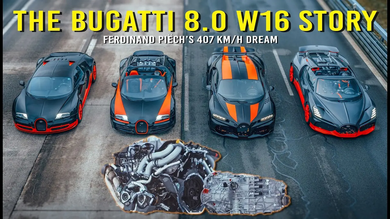 historia Bugatti W16