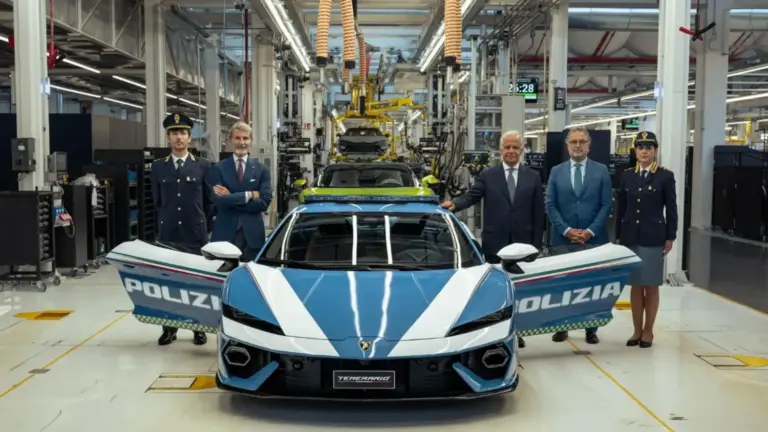 Lamborghini policía italiana: nuevo Temerario para traslados de órganos con prioridad absoluta