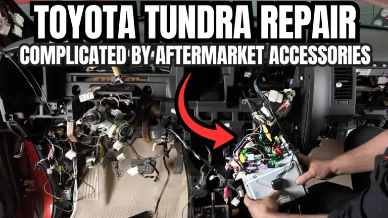 Toyota Tundra: el evaporador del aire acondicionado que obliga a desmontar el salpicadero
