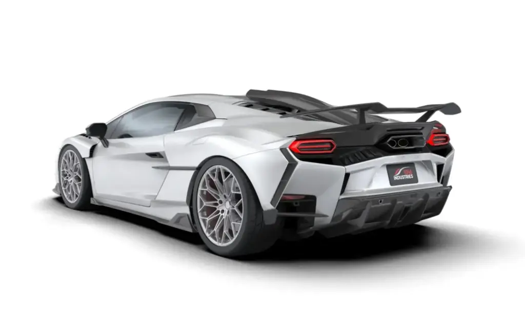 Lamborghini Temerario: 1016 Industries deja claro que 2,00 metros no eran suficientes 3 Motor16 2026 1016 Industries Lamborghini Temerario. Imagen trasera.