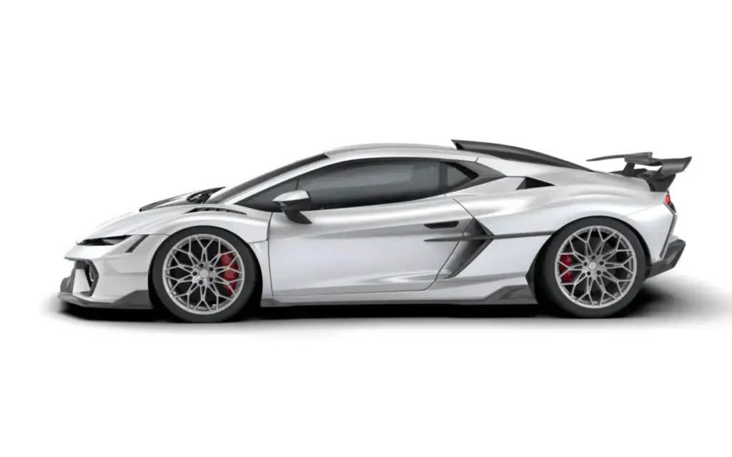 Lamborghini Temerario: 1016 Industries deja claro que 2,00 metros no eran suficientes 2 Motor16 2026 1016 Industries Lamborghini Temerario. Imagen lateral.