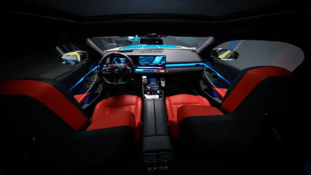 2026 BMW M5 Touring. Policía Alemania. Imagen interior.