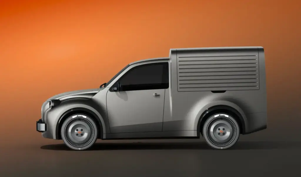 Citroën 2CV Fourgonnette: Aires retro para el que podría ser el sucesor del Berlingo eléctrico 1 Motor16 2026 Citroën 2CV Fourgonnette. Imagen lateral.