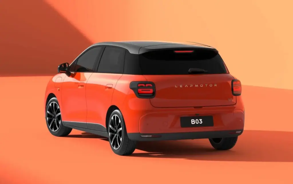 Leapmotor B03: el utilitario eléctrico chino low-cost que amenaza a las marcas europeas 1 Motor16 2026 Leapmotor B03. Imagen trasera.