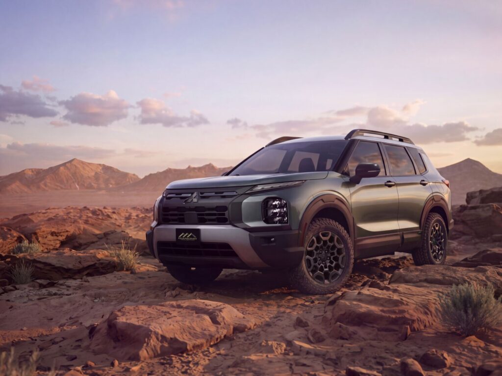 Diamond Trail Edition: El Mitsubishi Outlander que soñaba con ser Montero ya es una realidad 1 Motor16 2026 Mitsubishi Outlander Diamond Trail Edition. Imagen delantera.