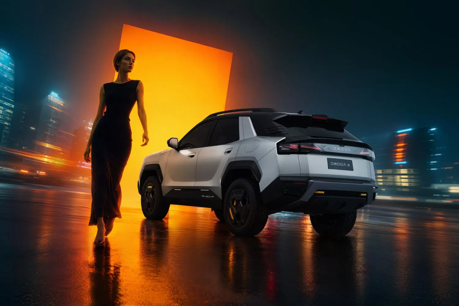 2026 OMODA X. Imagen trasera.