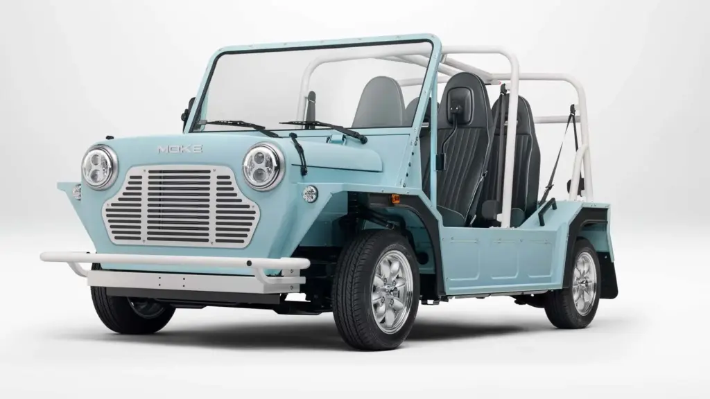Moke Electric Mk2: el coche eléctrico más playero duplica su autonomía y estrena mejoras 1 Motor16 2026 Moke Electric Mk2. Imagen estudio.