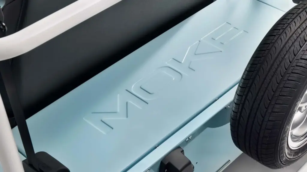 Moke Electric Mk2: el coche eléctrico más playero duplica su autonomía y estrena mejoras 5 Motor16 2026 Moke Electric Mk2. Imagen detalle.