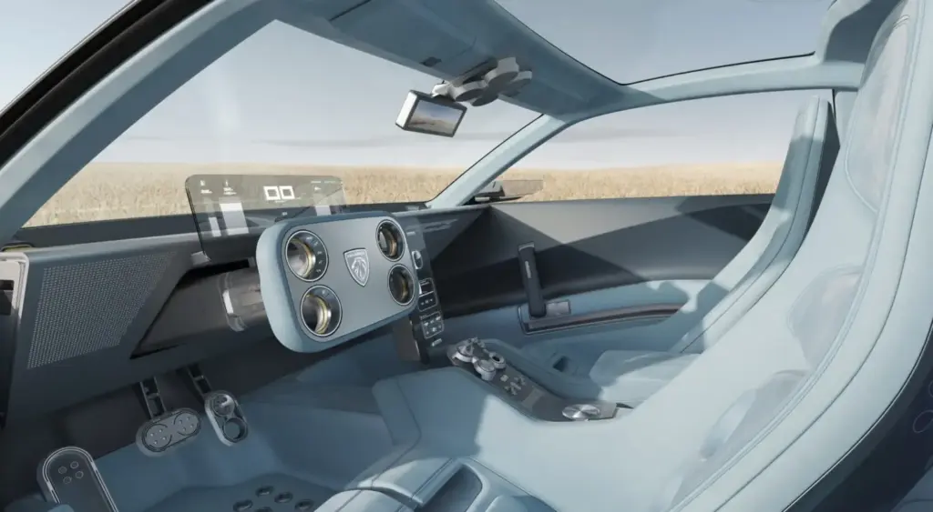 Peugeot RCZ Vision: el deportivo que avanza los futuros eléctricos de altas prestaciones de la casa 2 Motor16 2026 Peugeot RCZ Vision. Imagen interior.