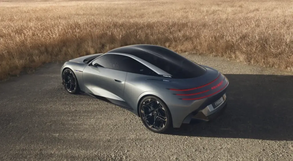 Peugeot RCZ Vision: el deportivo que avanza los futuros eléctricos de altas prestaciones de la casa 1 Motor16 2026 Peugeot RCZ Vision. Imagen trasera.