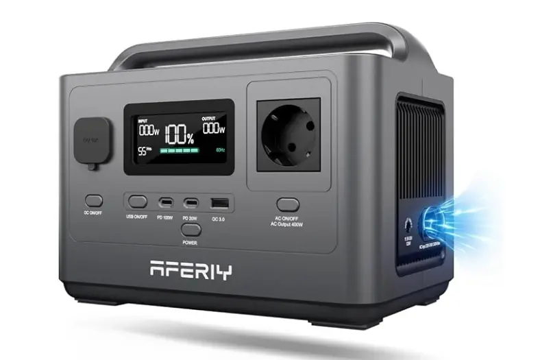 Los 8 mejores generadores portátiles para camping: solares e inverter 1 Motor16 AFERIY Estacion de Energia Portatil Motor16
