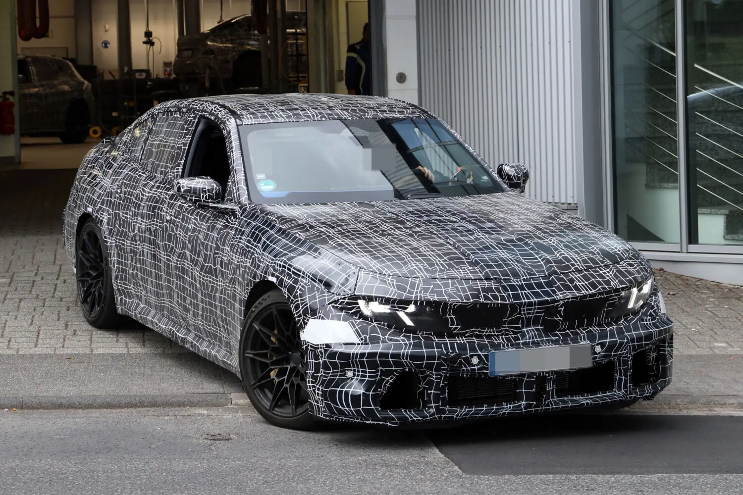 Fotos espía del BMW M3 de gasolina: Listo para 2028