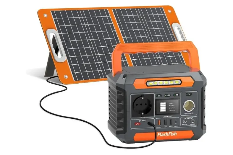 Los 8 mejores generadores portátiles para camping: solares e inverter 4 Motor16 Estacion de energia portatil FlashFish de 144 Motor16