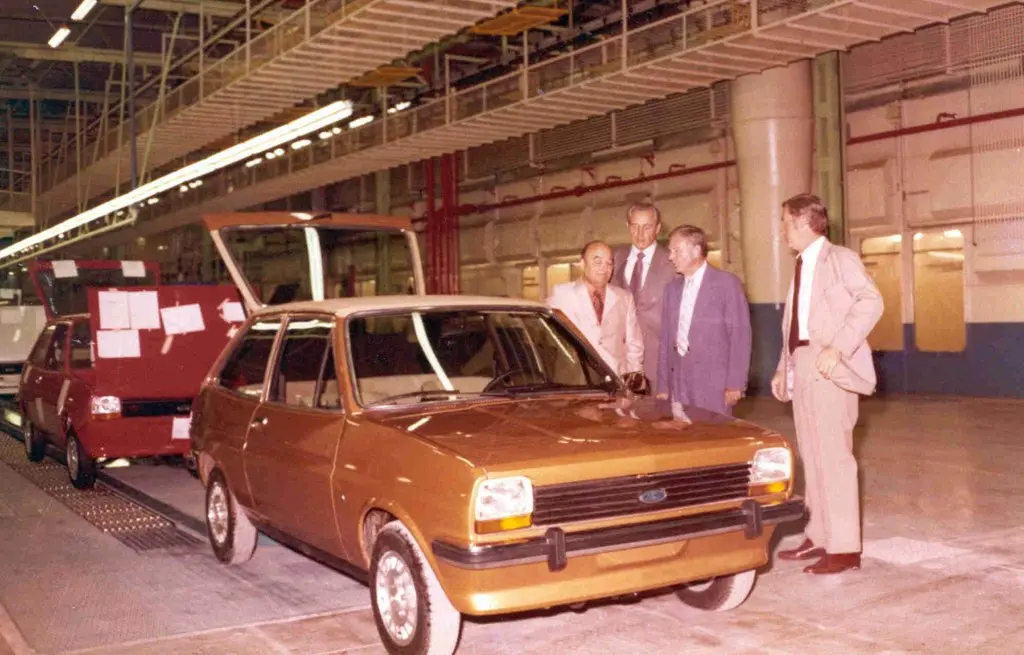 50 años de Ford Almussafes: del primer Fiesta de 1976 a los nuevos modelos que llegarán en 2028 1 Motor16 Ford Fiesta 1976