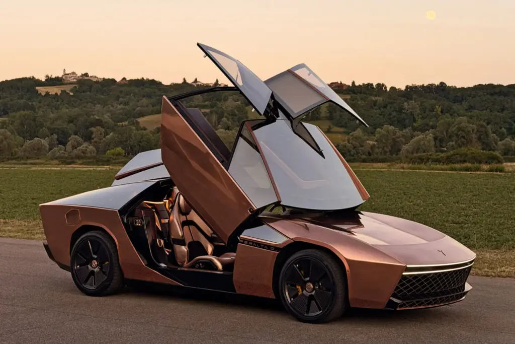 GFG Peralta D, el coupé con carrocería de cobre hecha a mano, creado por Giugiaro 9 Motor16 GFG PeraltaD 04 Motor16