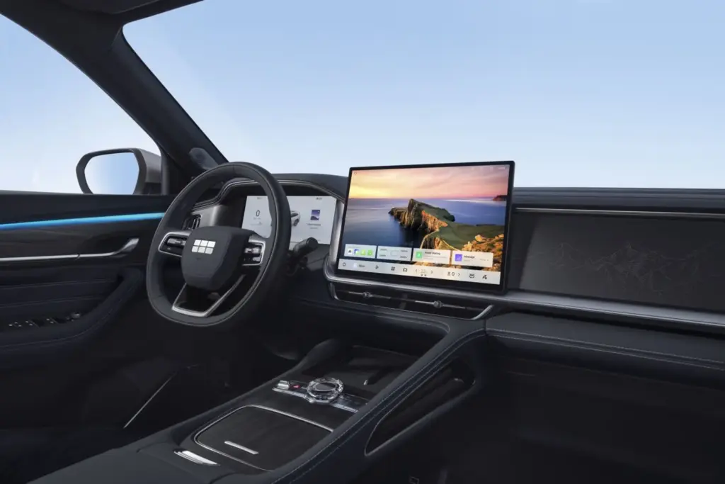 Geely Monjaro EM-i: el nuevo D-SUV con 334 CV y 116 kilómetros de autonomía eléctrica 41 Motor16 Geely Monjaro EM i Interior 5 Motor16