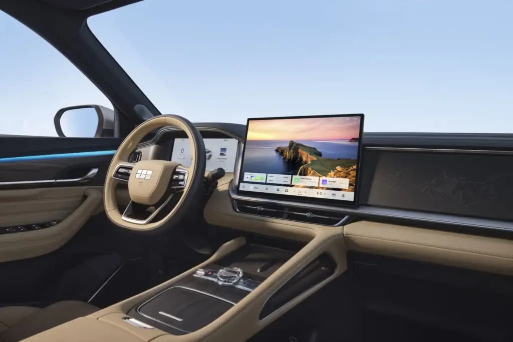 Geely Monjaro EM-i: el nuevo D-SUV con 334 CV y 116 kilómetros de autonomía eléctrica 42 Motor16 Geely Monjaro EM i Interior 6 Motor16