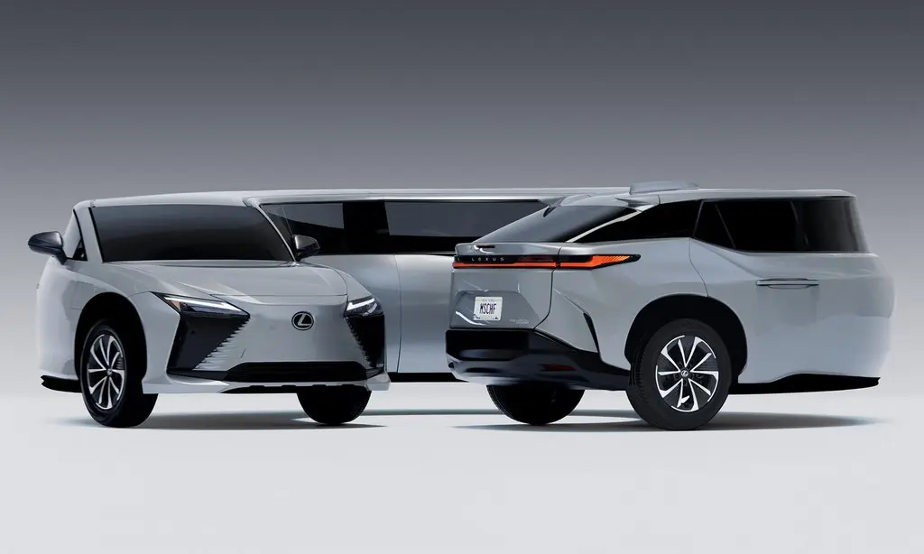 Parece IA pero no lo es: Lexus experimenta con las formas y transforma el RZ y el RX en dos esculturas imposibles 1 Motor16 Lexus MSCHF Circle Car y Twisted Car