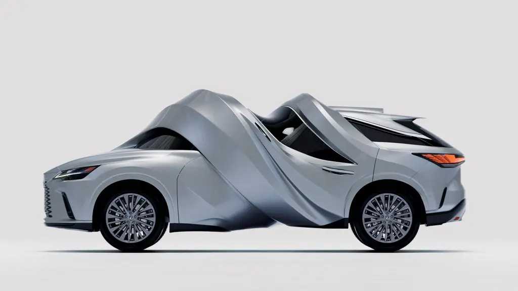 Parece IA pero no lo es: Lexus experimenta con las formas y transforma el RZ y el RX en dos esculturas imposibles 2 Motor16 Lexus MSCHF Circle Car y Twisted Car