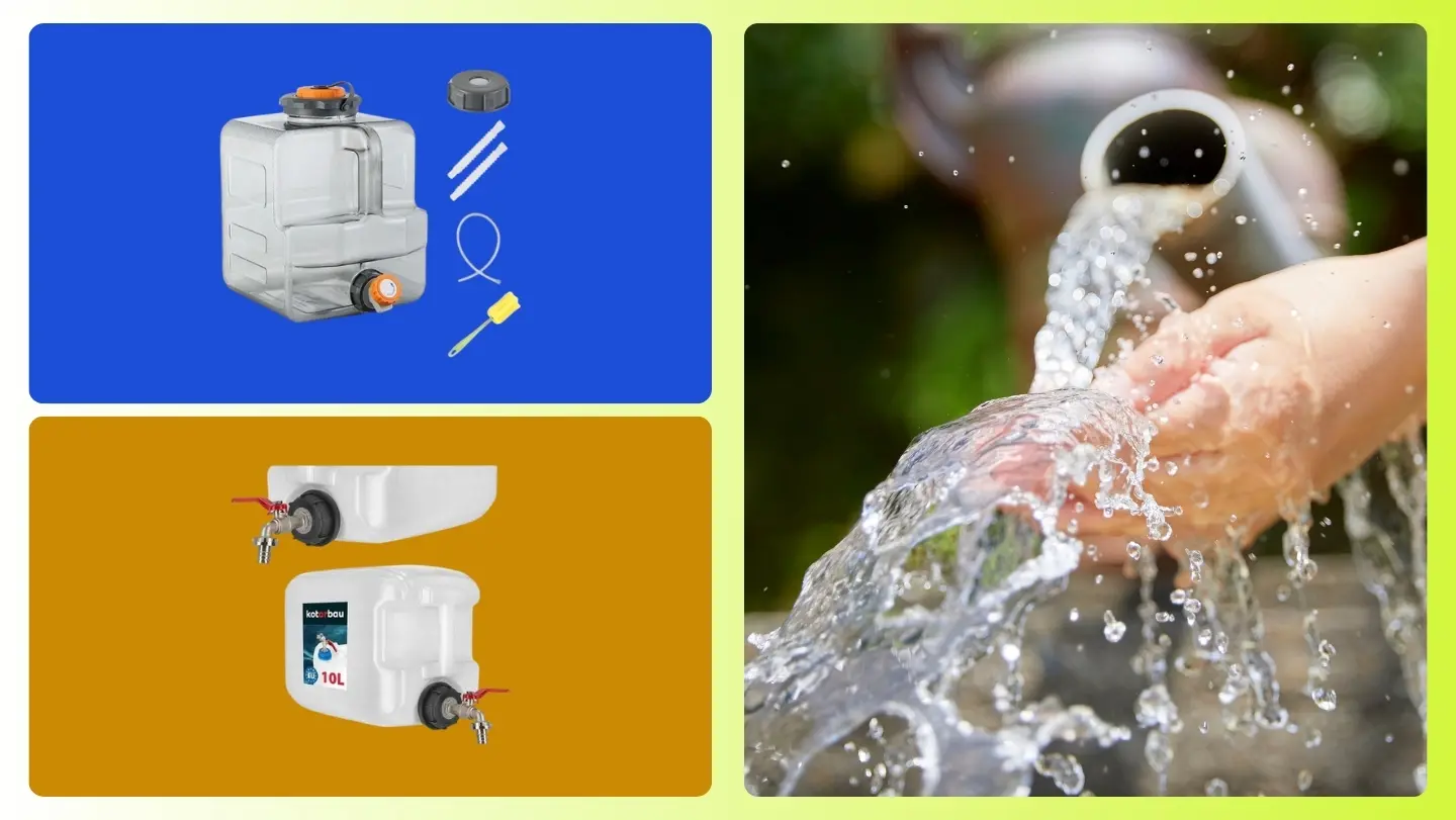 Mejores depósitos de agua portátil para camping: guía de compra 2026