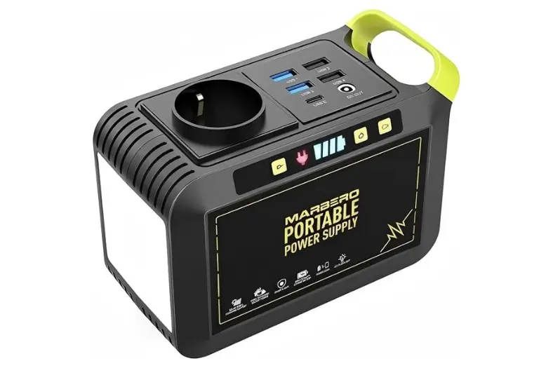 Los 8 mejores generadores portátiles para camping: solares e inverter 6 Motor16 MARBERO Estacion de energia portatil de 88 Wh Motor16