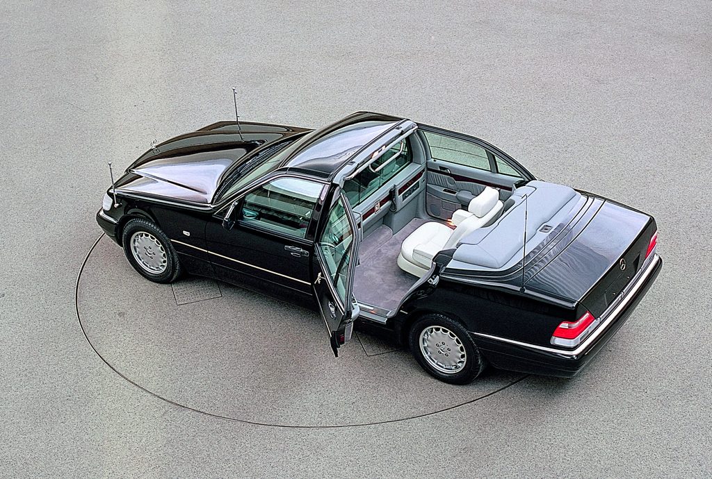 Mercedes Benz S 500 Landaulet de batalla larga Vaticano 1997 Motor16
